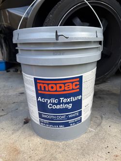 Modac Acrylic Texture Coating Smooth Coat White