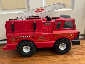Red Tonga fire truck