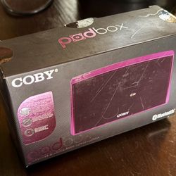 COBY Pink Bluetooth Speaker 