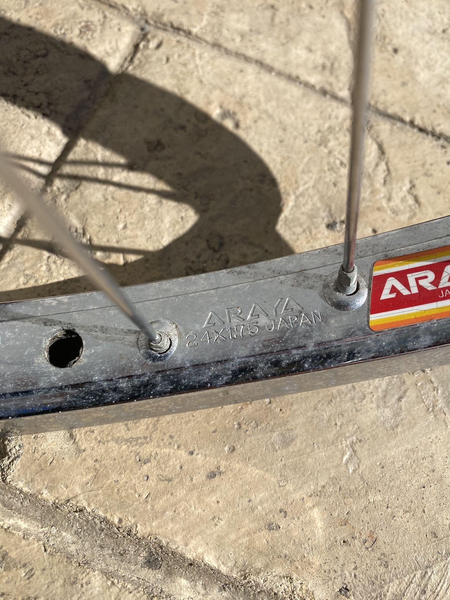 24x1.75 Araya 7X DK Hubs BMX $250