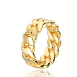 Cuban Ring 18k