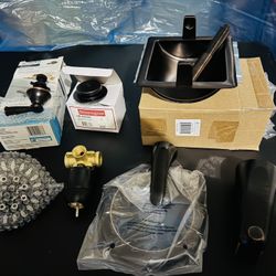 Oil Rubbed Bronze Bathroom Fixtures, NIB