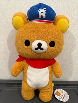 Authentic San-X Rilakkuma Kuji Sailor Hat Large Rilakkuma Plush RARE