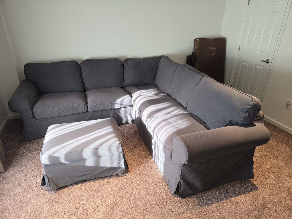 Sectional Couch W/ Ottoman
