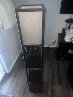 Floor Lamp with shelves