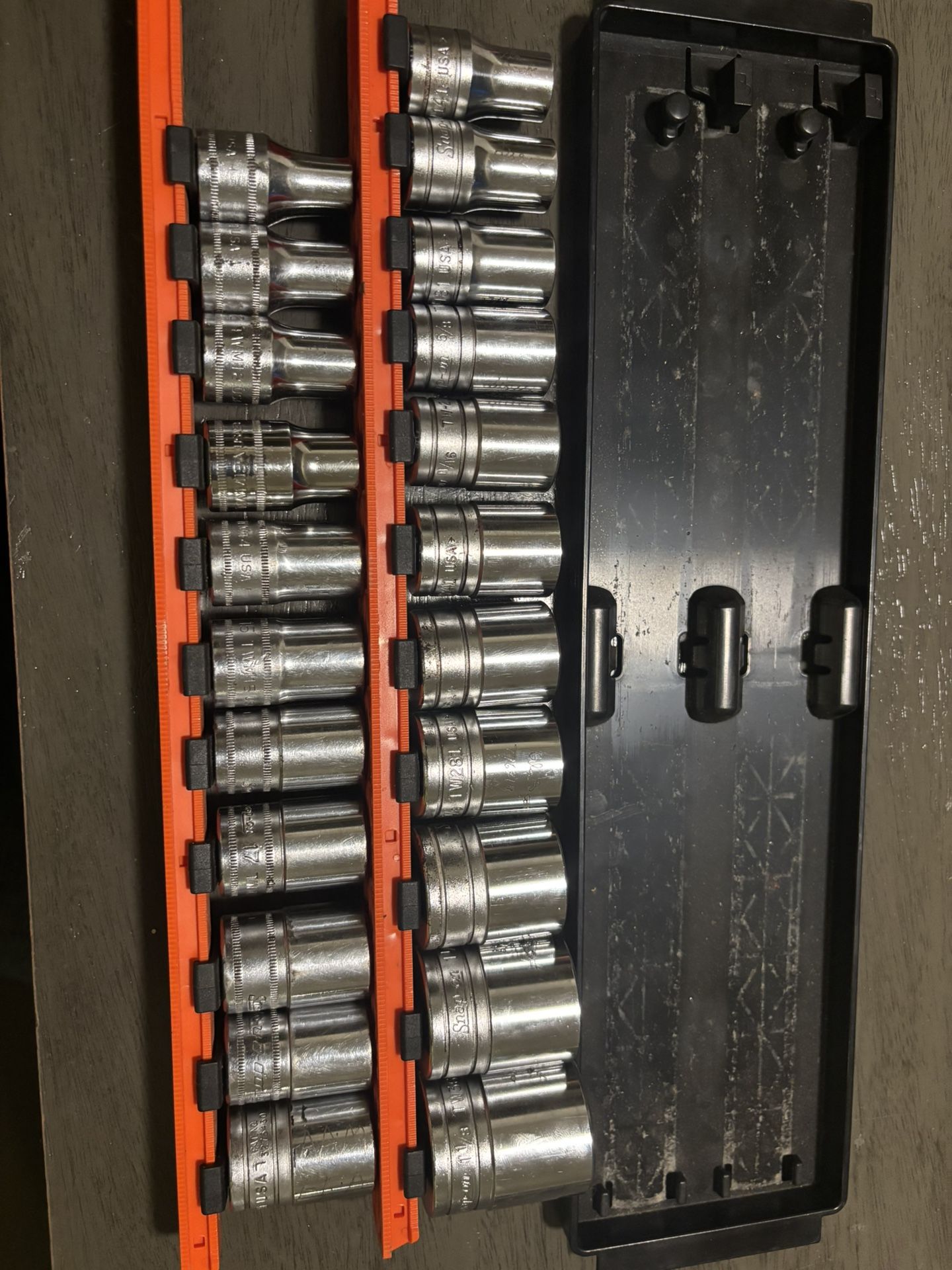 Snap On 1/2 Socket Sae And Metric