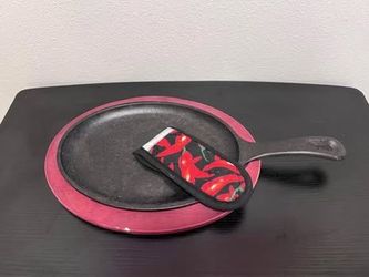Cast iron fajita set