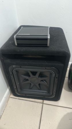 L7 10 inch kicker speaker with  kicker amplifier