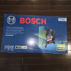 Bosch GCL100-80CG 12V Green-Beam Cross-Line Laser with Plumb Points