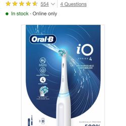 Oral-B iO Series 4 Electric Toothbrush 