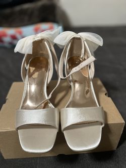 Ivory Bow Heels