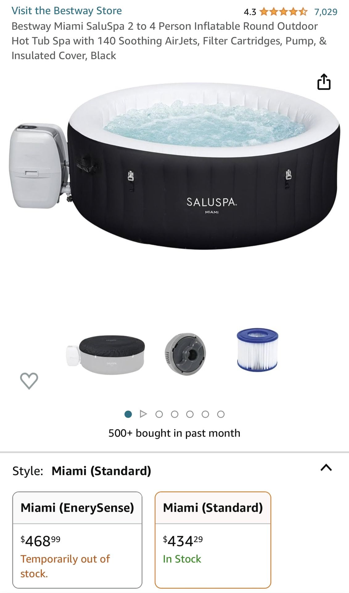 Bestway Miami SaluSpa Hot Tub (BRAND NEW SEALED)