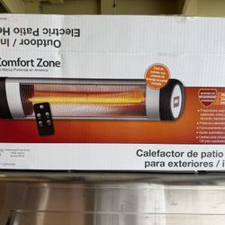 Comfort Zone Electric Patio Heater – Never Used– 1500W