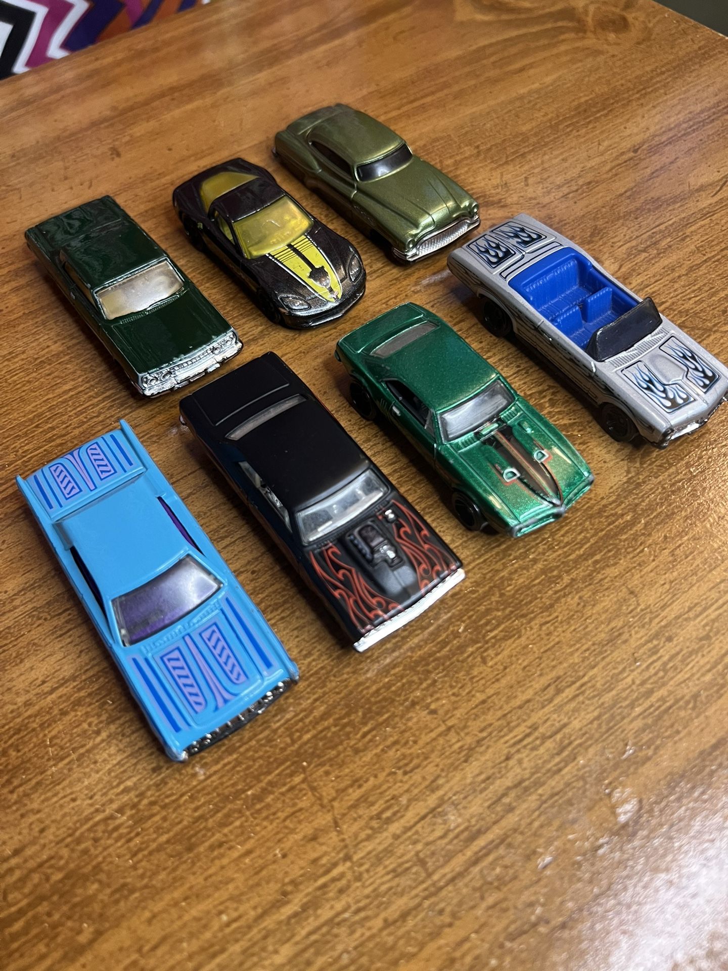 Hot Wheels Lot of 7 – Classic Cars | Great Value for Collectors & Play