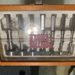 Router Bits & Box Of Nail Gun Nails 