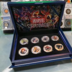 Plated Avengers And LeBron Coin Sets 