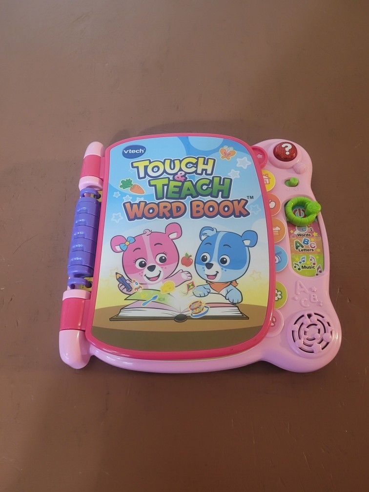 Vtech Touch & Teach Word Book With Cody & Cora