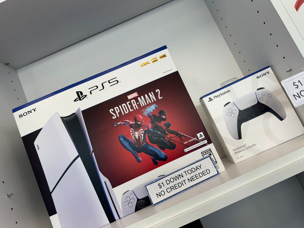 NEW Sony Playstation PS5 Marvel's Spider-Man 2 Console - Pay $1 DOWN AVAILABLE - NO CREDIT NEEDED 