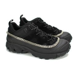 Burberry Arthur Chain Detail Low Top Chunky Black Sz 45 US 11