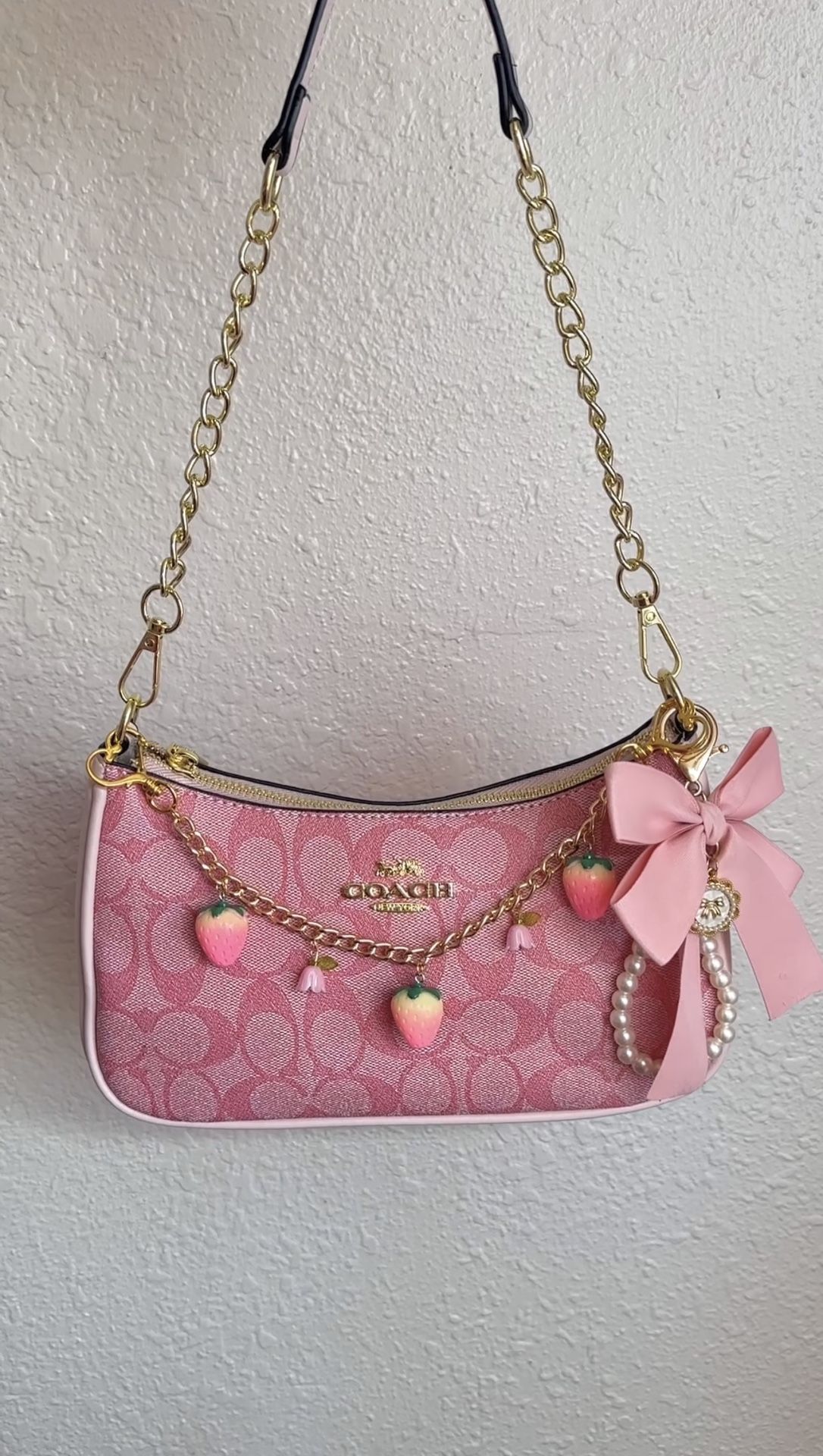 Pink Strawberry Bag