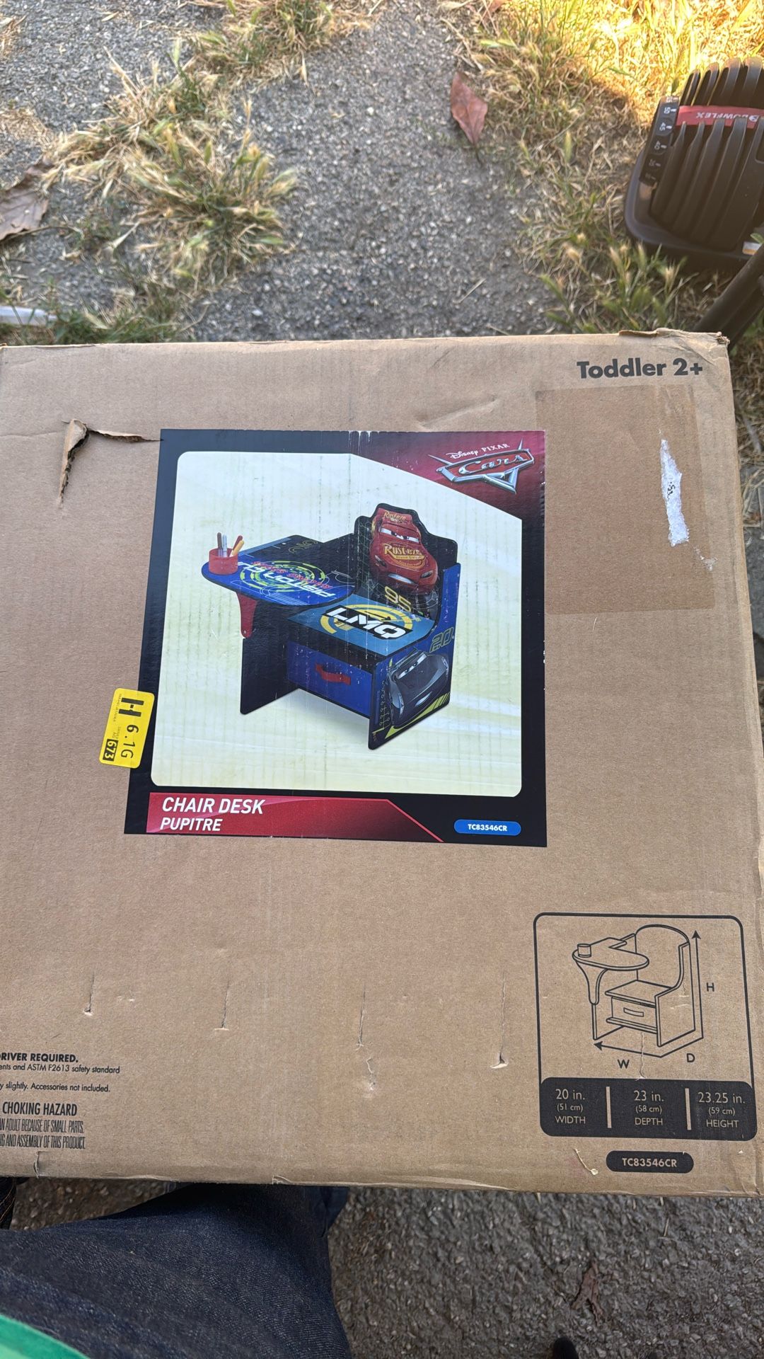 New Cars Kids Chair Desk