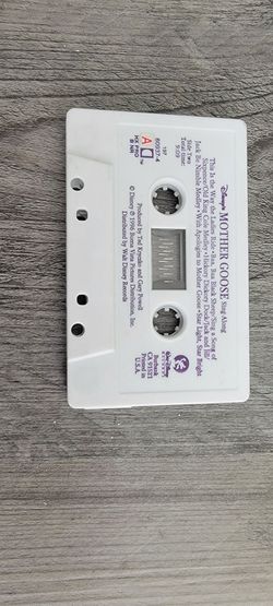 Disney's Mother Goose Sing-Along audio cassette tape