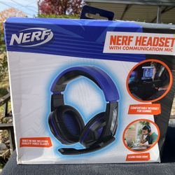 Nerf Gaming Headset with Communication Mic