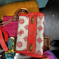 Guess Women's Katey Shoulder Crossbody Bag In Color Orange