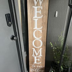 Wedding Welcome Sign 