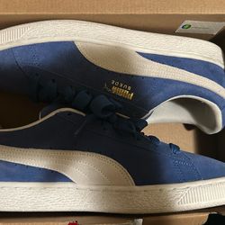 Blue Puma Suede Good Condition