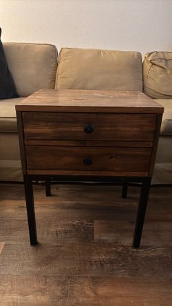 Side Table with Storage