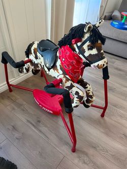 Radio flyer plush interactive riding horse.