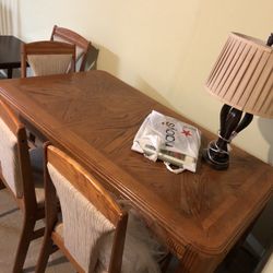 Furniture , Dining Table Set With 4 Chairs 