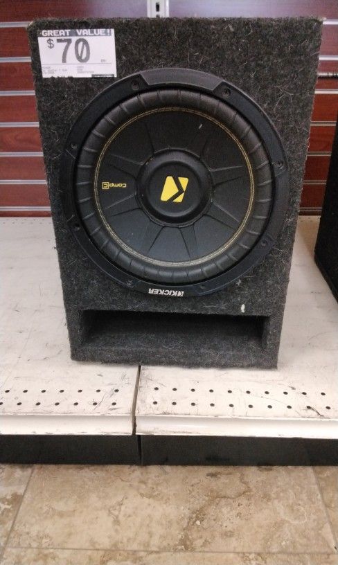 Kicker CompC 10" Speaker ($70)