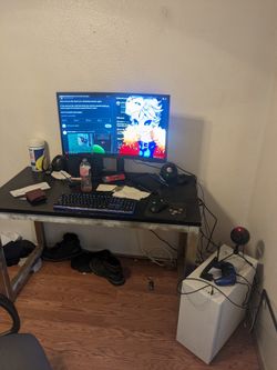 1440p Gaming Setup Includes PC, Monitor, Keyboard Mouse, And Everything Listed