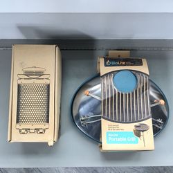 BioLite Camp Stove & BioLite Portable Grill Pkg  - New In Packaging