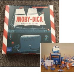 NWT Babylt Moby-Dick Primer Board Book & Play set