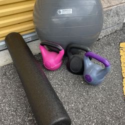 Workout Equipment Kettle Bells Medicine Ball 