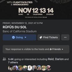 2x PIT tickets Fri, Nov 12 @ Banc Of Calif