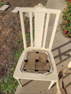 Shabby Chic Chair In Need Of Upholstery 