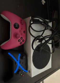Xbox Series S Console with Pink Controller