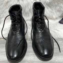 Cole Haan leather boots wingtip size 13 M