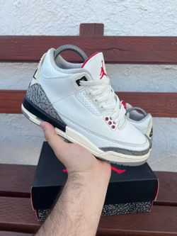 Jordan 3 white cement reimagined Size 4y/5.5W - Read Description