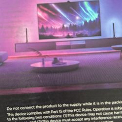 Govee TV Backlight 3 Pro with HDR Triple Camera, 11.8ft 5-in-1 RGBWWIC LED Strip Lights That Change with 55-65 Inch TVs, 75LEDs/m, Supports AI Filter,