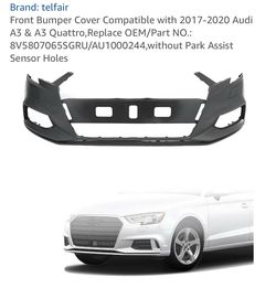 2018 Audi q3 Bumper