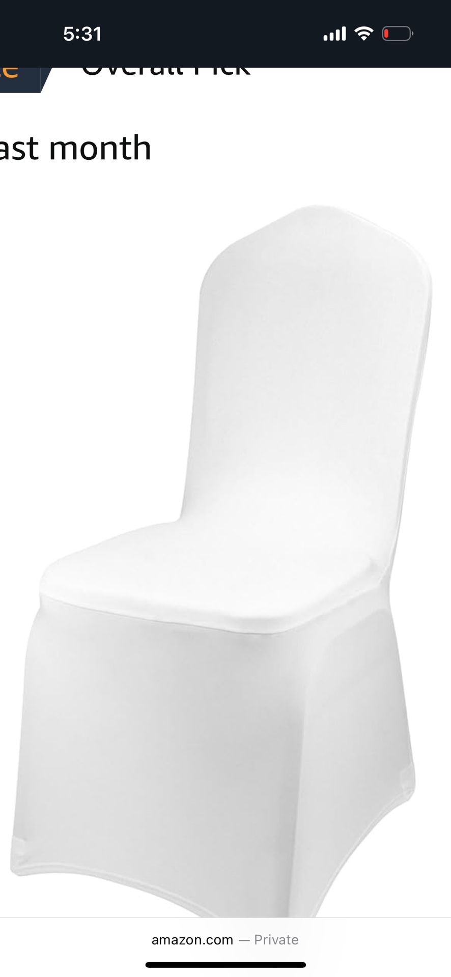 Seat Cover For Wedding Or Parties