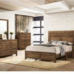 SALE!!! 4-PC Queen Bedroom Set W/ Mattress & Boxspring Included ONLY $999
