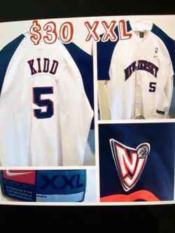 Nike 2XL New Jersey Nets Warmup Kidd