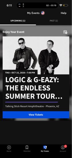 Tickets to logic and g-eazy