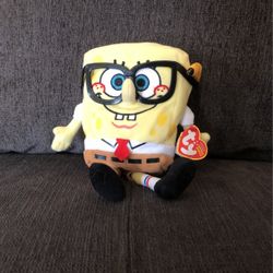 Collectible ty Beanie Babies SpongeBob SquarePants